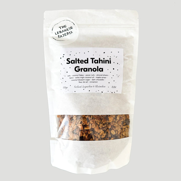Salted Tahini Dark Chocolate Granola 300g