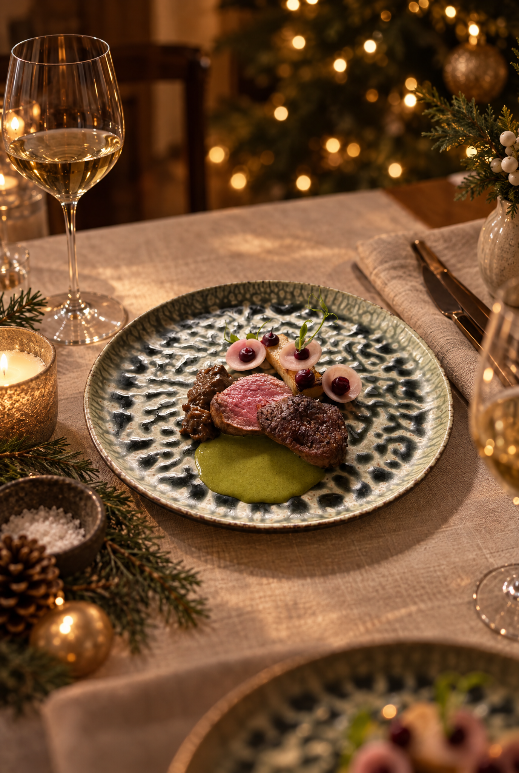 Feestdagenmenu 4-Gangen - Vegetarisch