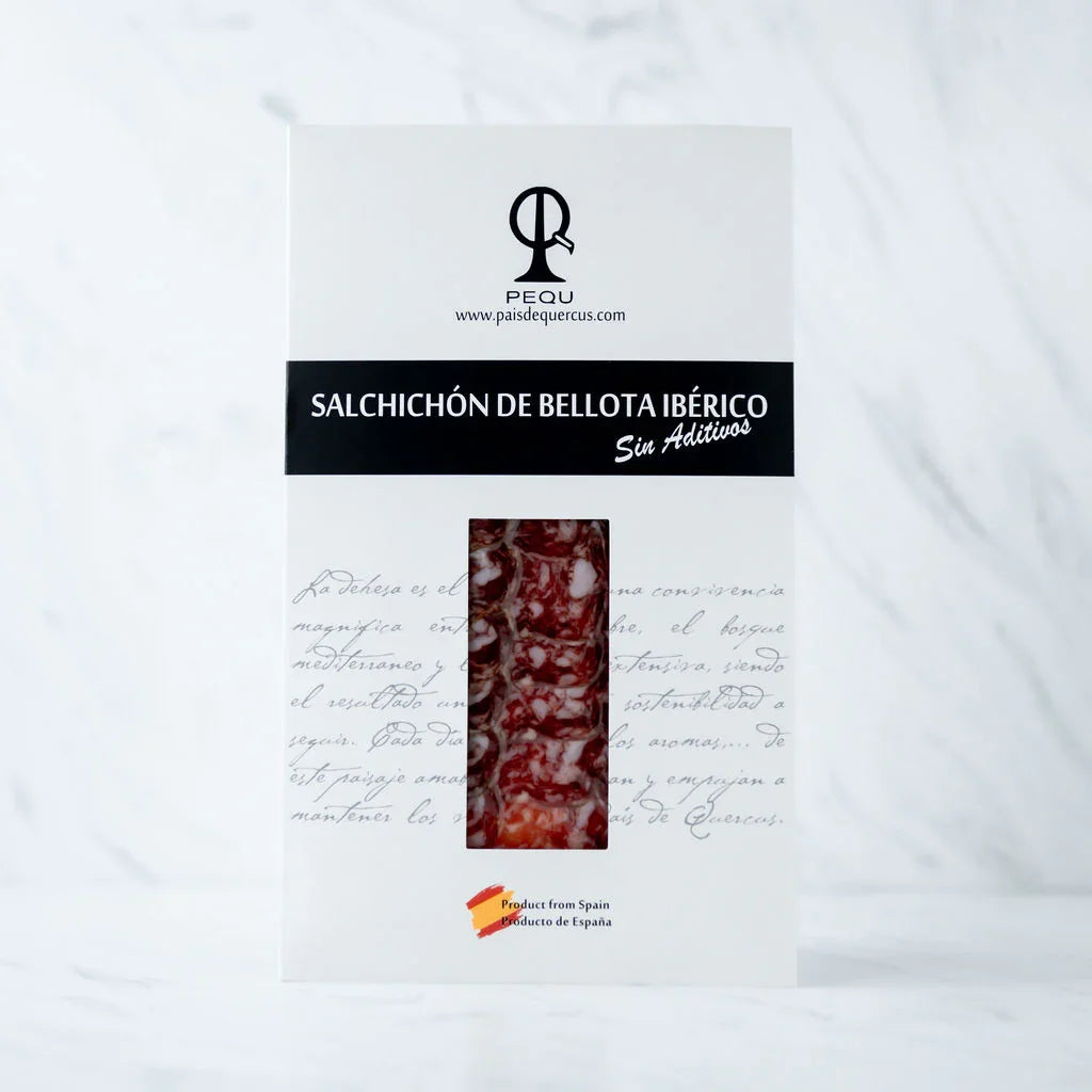 Salchichon de bellota gesneden 100 gram