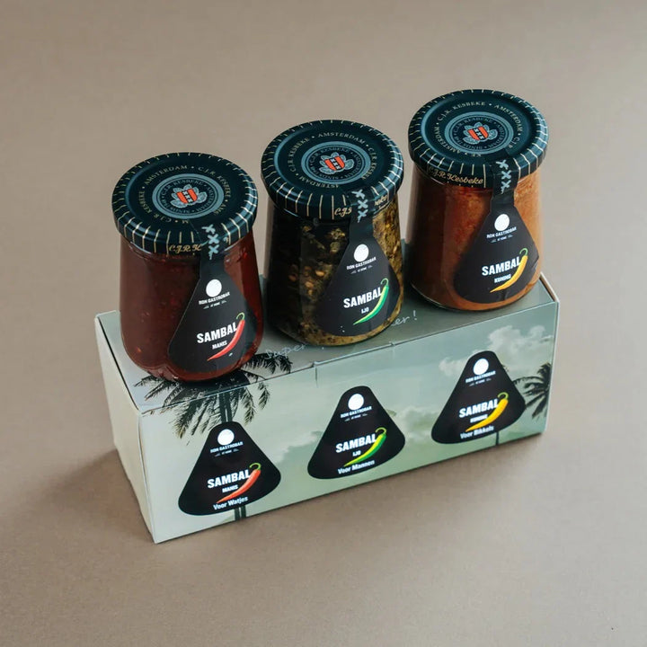 Huisgemaakte Sambal - 3 potjes