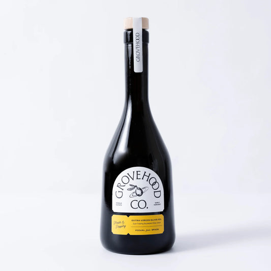 Grovehood Collective Spanish extra virgin olive oil bottle