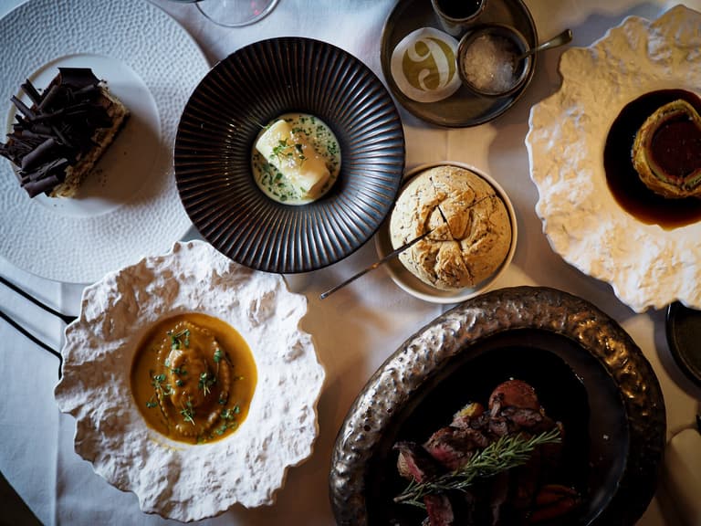 Herfstmenu Chateaubriand met rode wijn saus