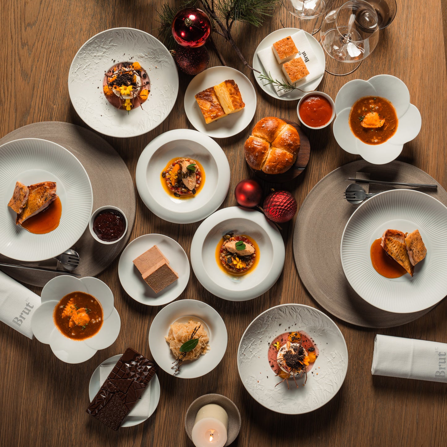 Brut172 Christmas menu - Hans Van Wolde