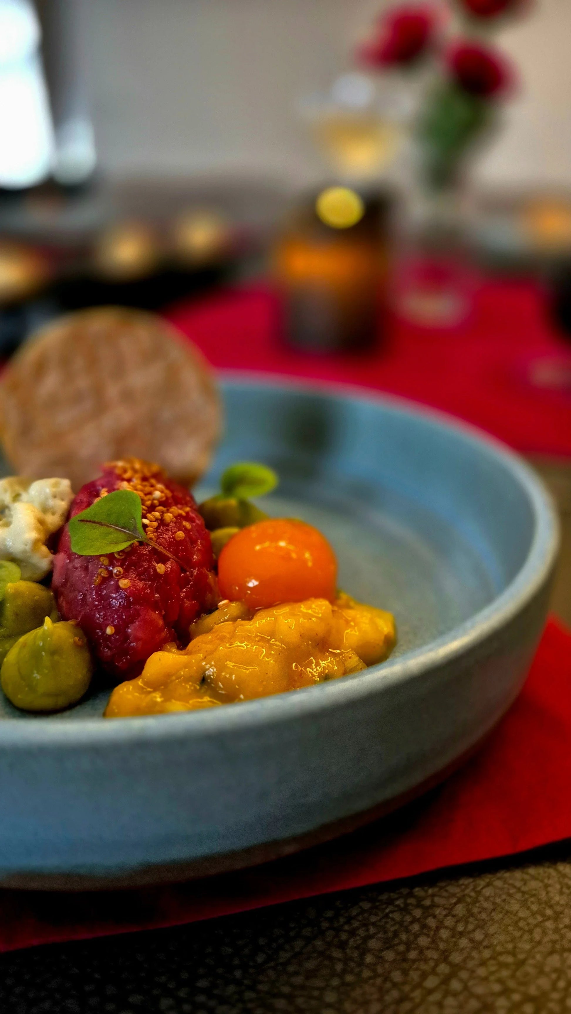 4-course dinner with amuse-bouche 