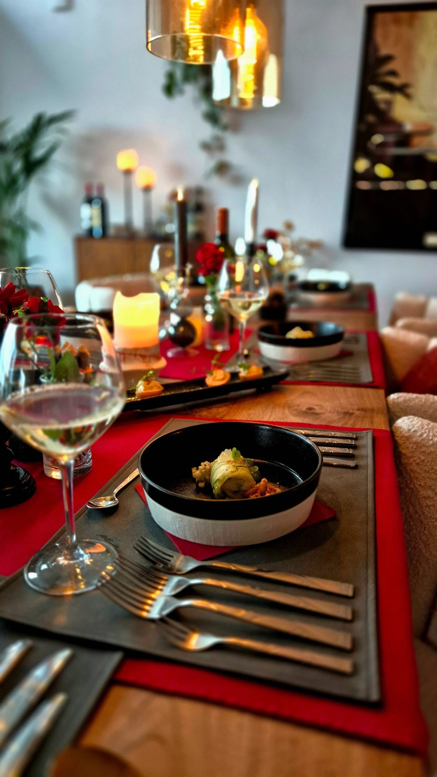 4-course dinner with amuse-bouche 