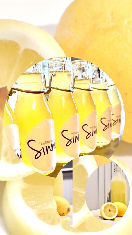 Sinne's homemade Limoncello 