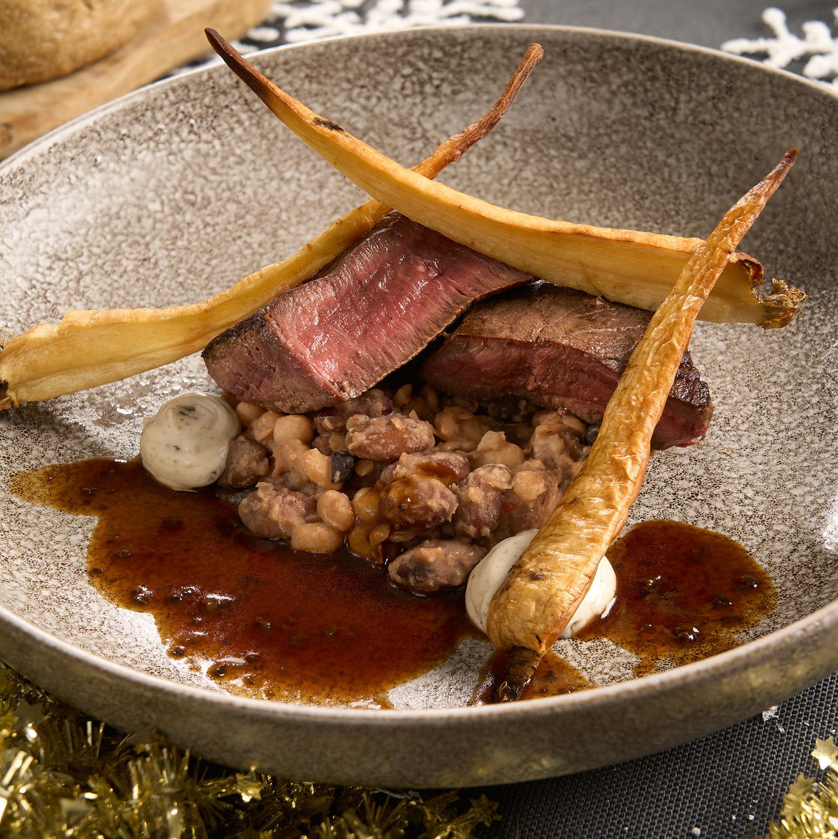 Christmas 4-course meat menu 