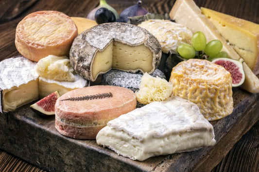Selection from our cheese trolley 