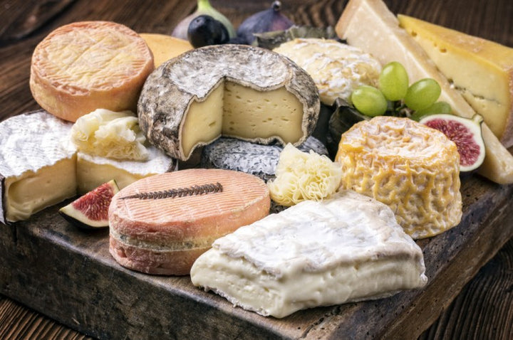 Selection from our cheese trolley 