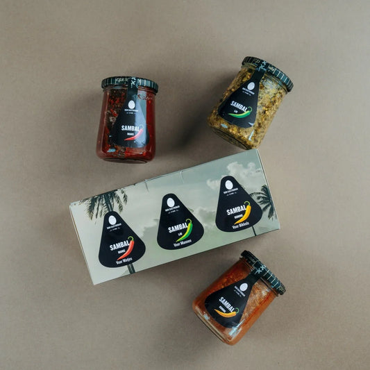 Huisgemaakte Sambal - 3 potjes