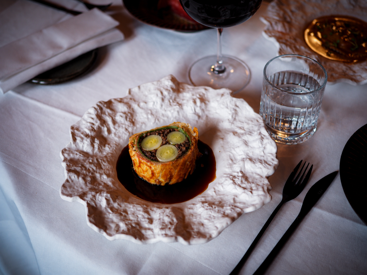 Herfstmenu prei Wellington