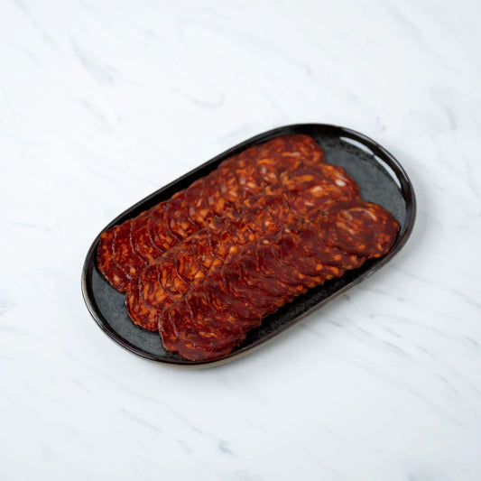Chorizo de bellota gesneden 100 gram