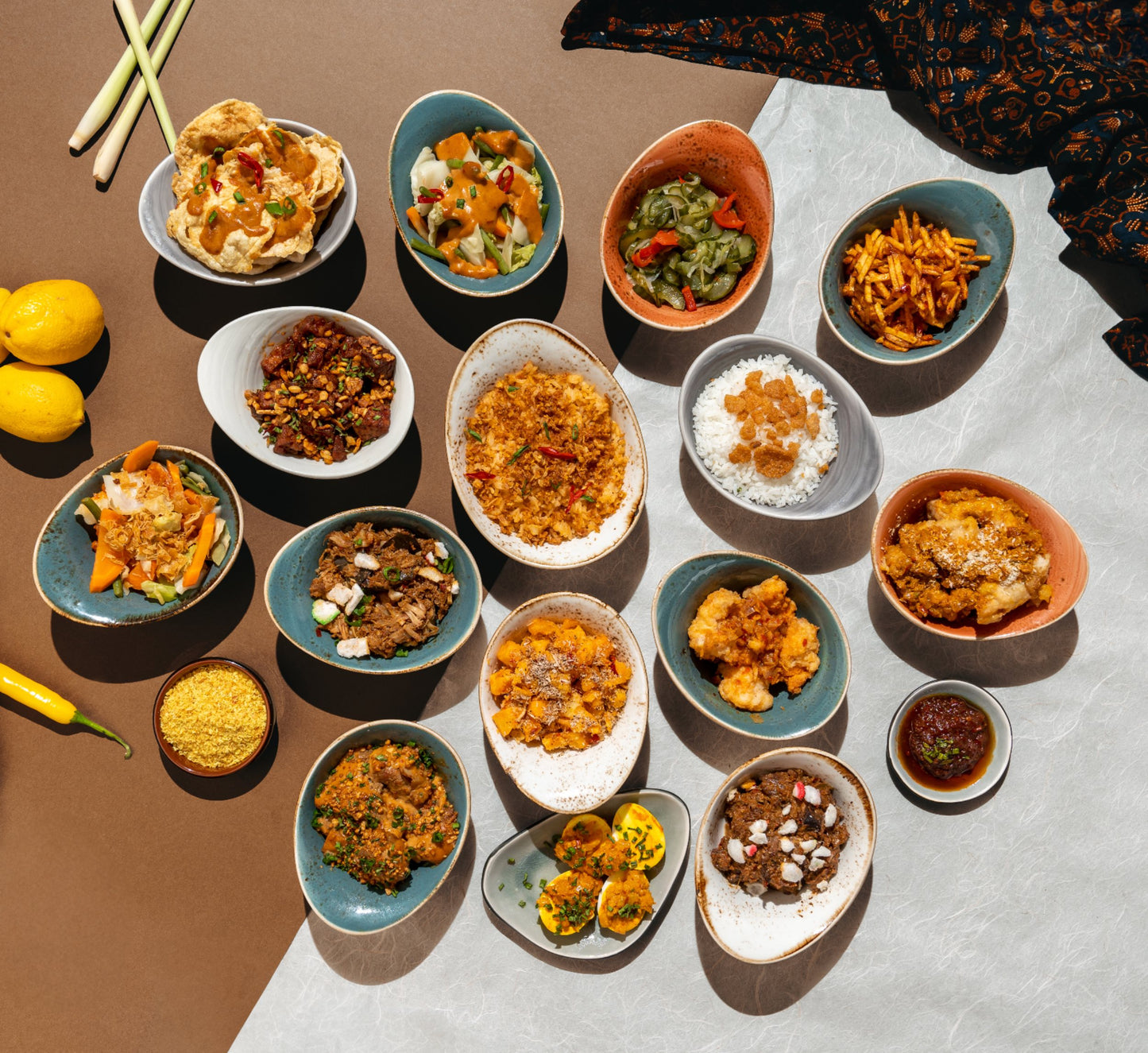 Rice table with Free Sambal 
