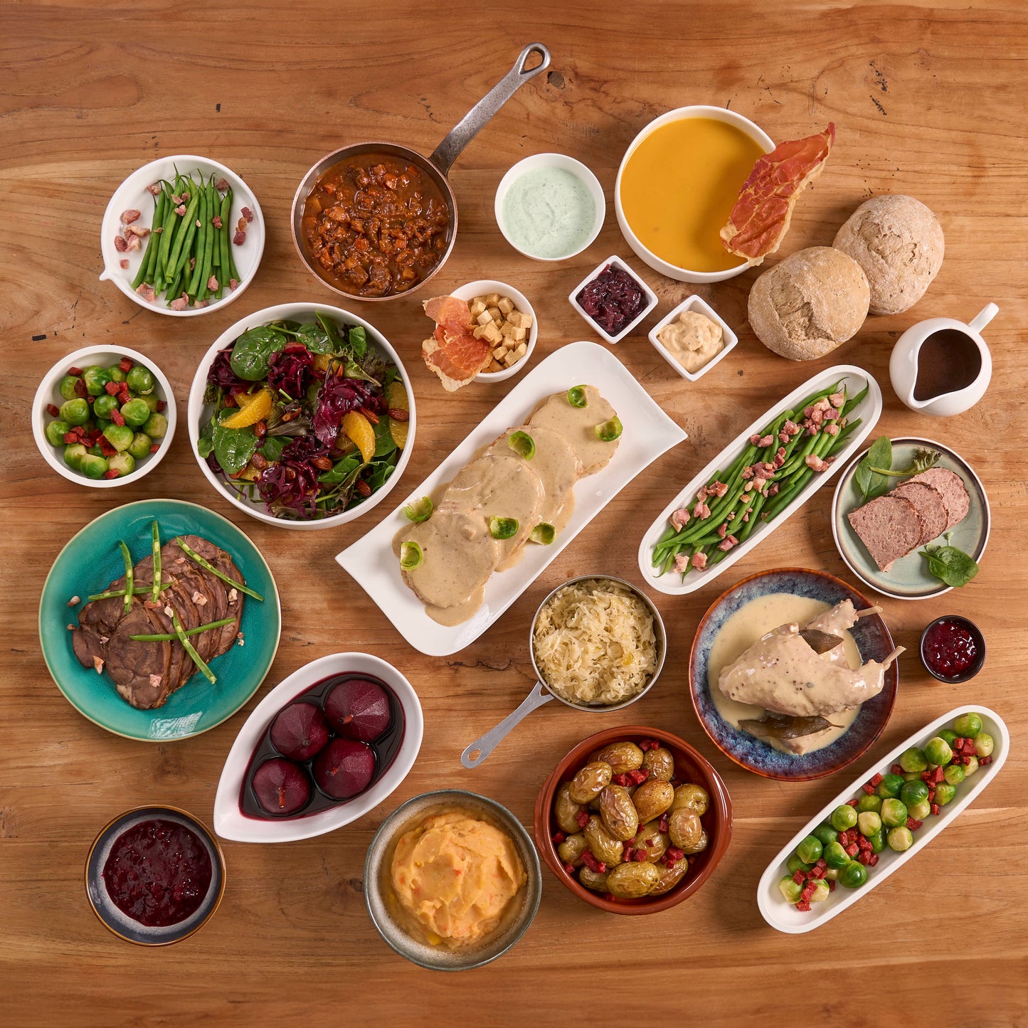 Shared kerst diner / klassieke kersttafel