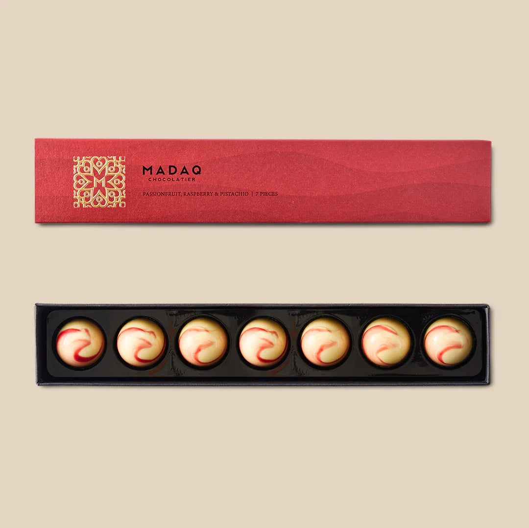 Madaq | Passionfruit, Raspberry & Pistachio 