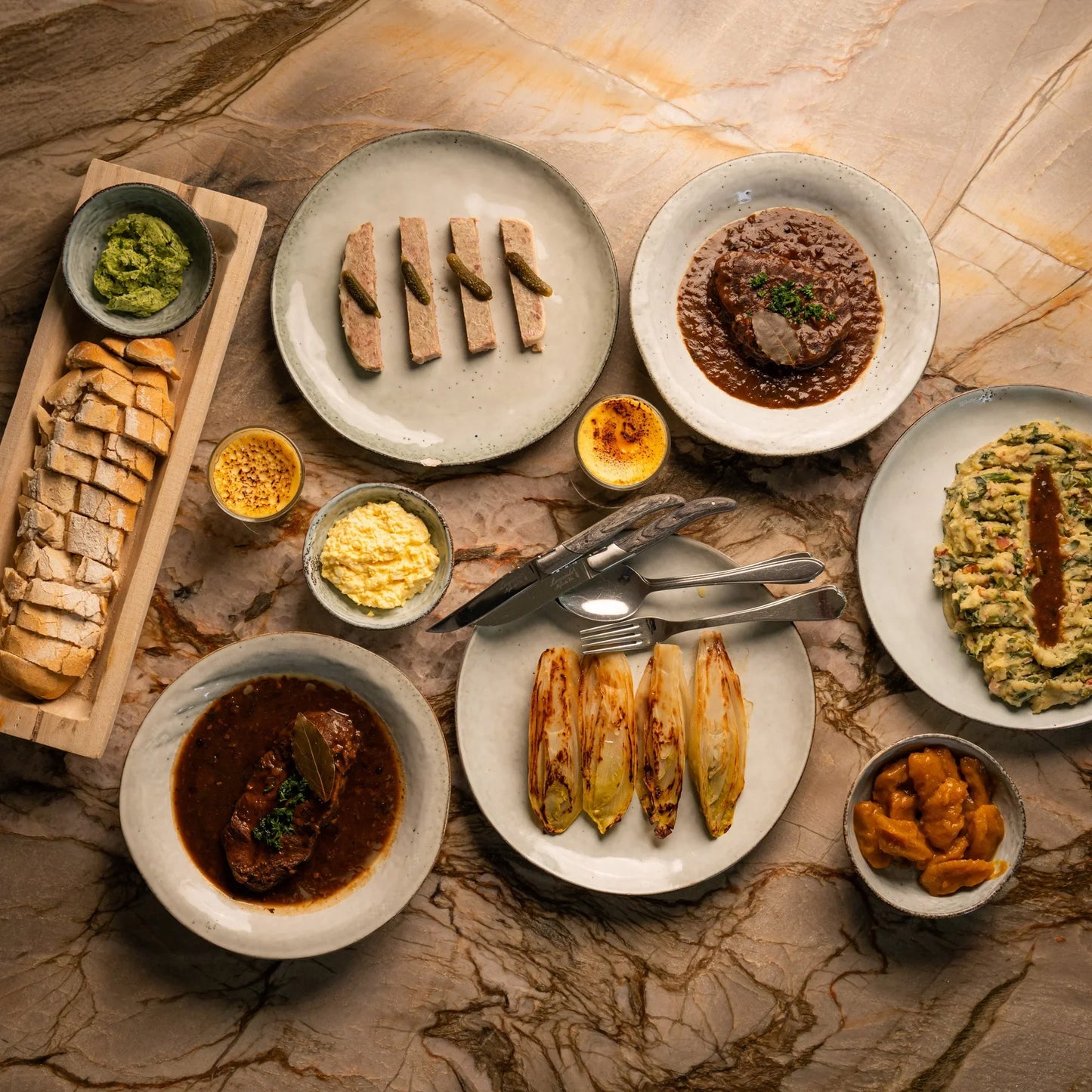 Rundersucade 3 gangen menu