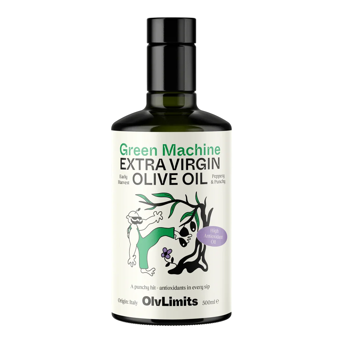 Green Machine - Premium Olijfolie - Krachtig - 500ml