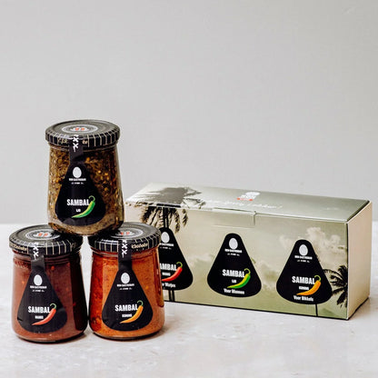 Huisgemaakte Sambal - 3 potjes