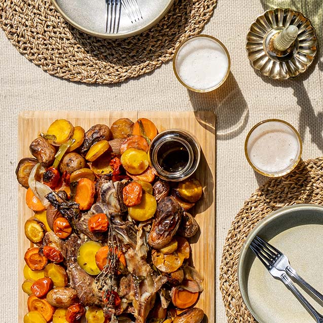 Veal sirloin roasting bag 
